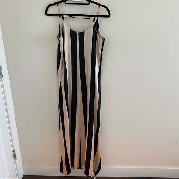 Chepe Italy Women Striped Slip Maxi Dress - Picture 4 of 6